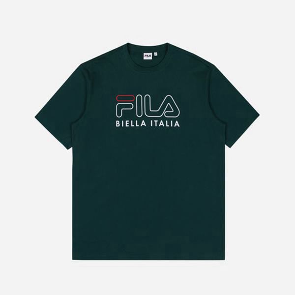 Fila Tričká Damske Zelene - 3D Logo S/S Vypredaj - Slovakia 91867-WMOQ